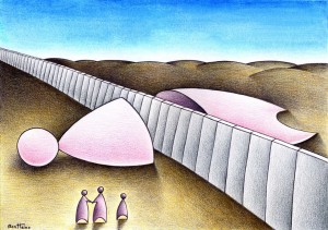 A people divided, by Ben-Heine A People Divided by Ben Heine